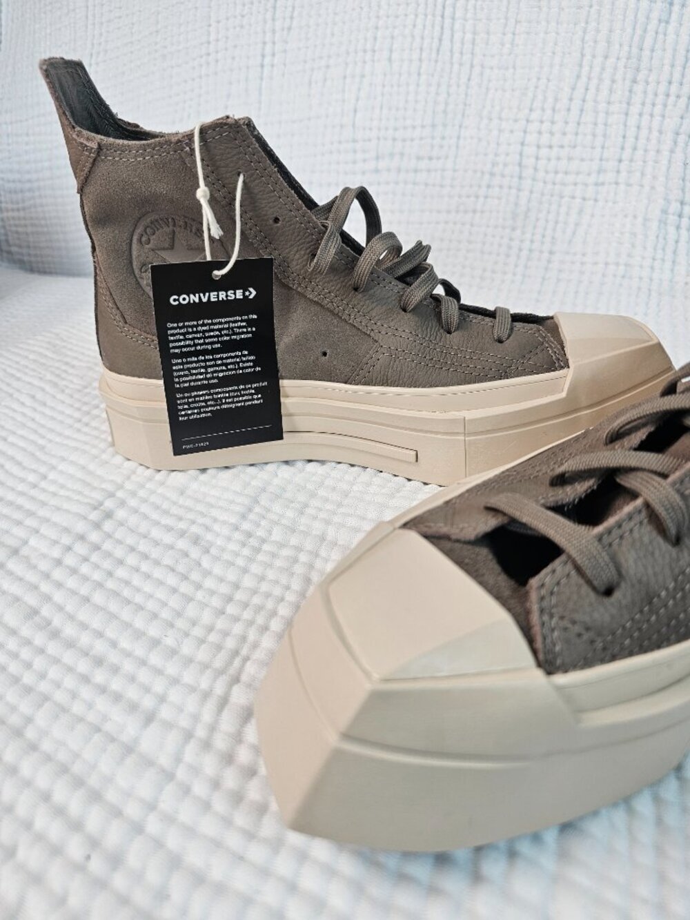 😍NWT😍 Converse Chuck 70 De Luxe Squared "Coffee Break" - Women's 8/Men's 6 - Picture 9 of 12
